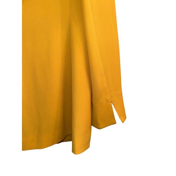 Diane von Furstenberg Cathy Crepe Blazer Size 12 Yellow NWT - Picture 6 of 10